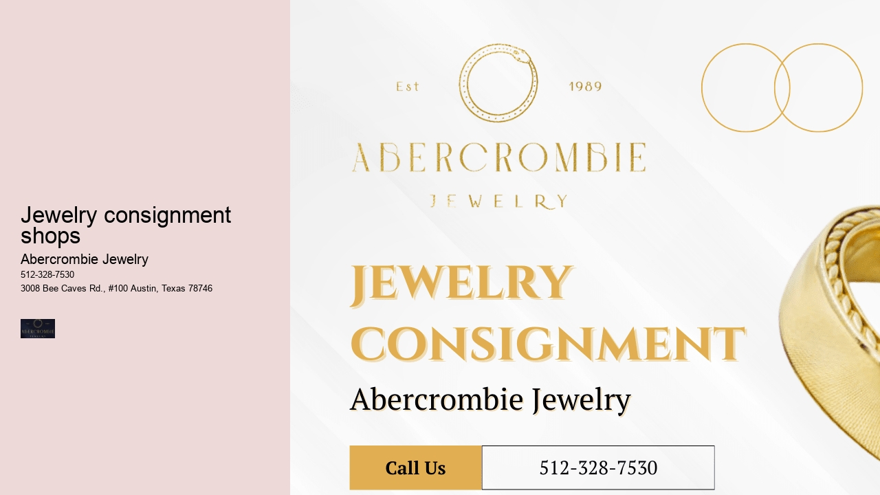 Jewelry consignment shops